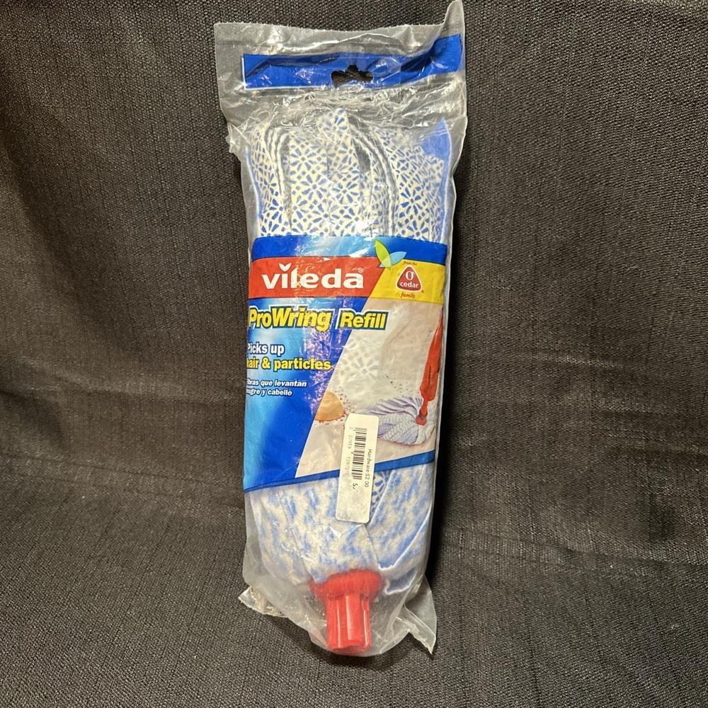 Vileda O-Cedar Pro Wring Mop Refill Replacement Head CollecTex Blue White